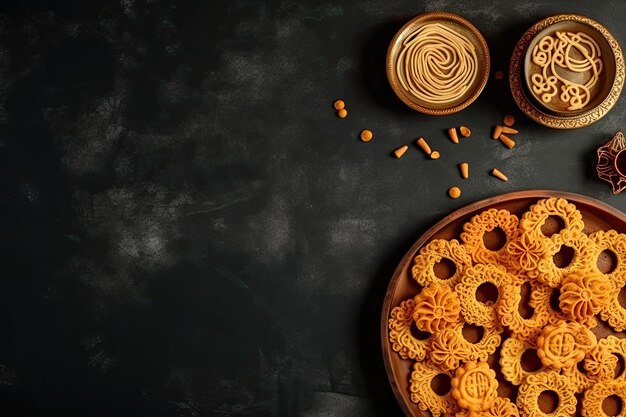 A plate of indian snack mix