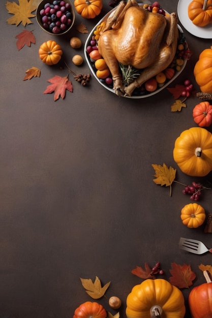 Photo a plate of pumpkins a knife and a fork are on a table with a plate of pumpkins