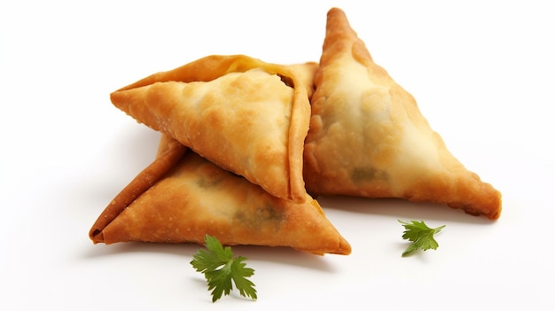 A Plate of samosas from India Generative AI