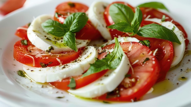 a plate of sliced tomatoes and a slice of tomato