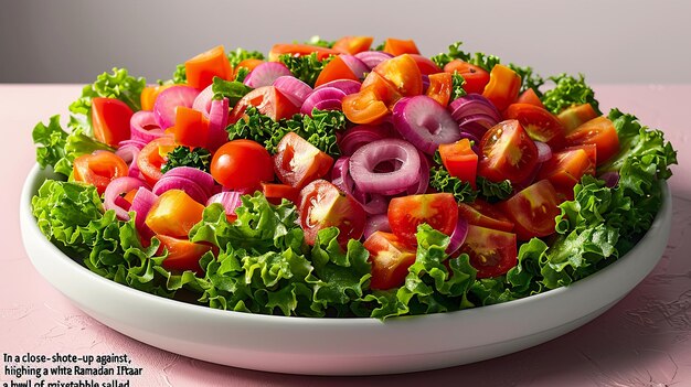 Photo a plate of vegetables including radishes radishes and onions