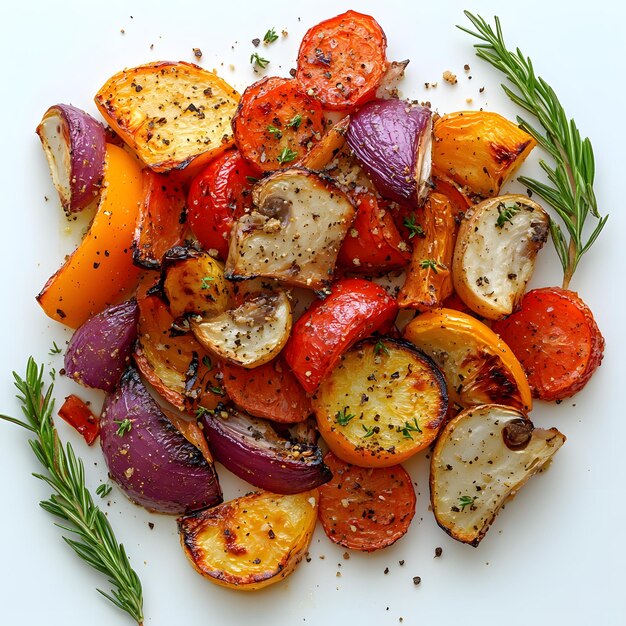 a plate of vegetables including radishes radishes and seasonings