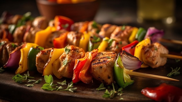 A platter of food with a variety of vegetables on it