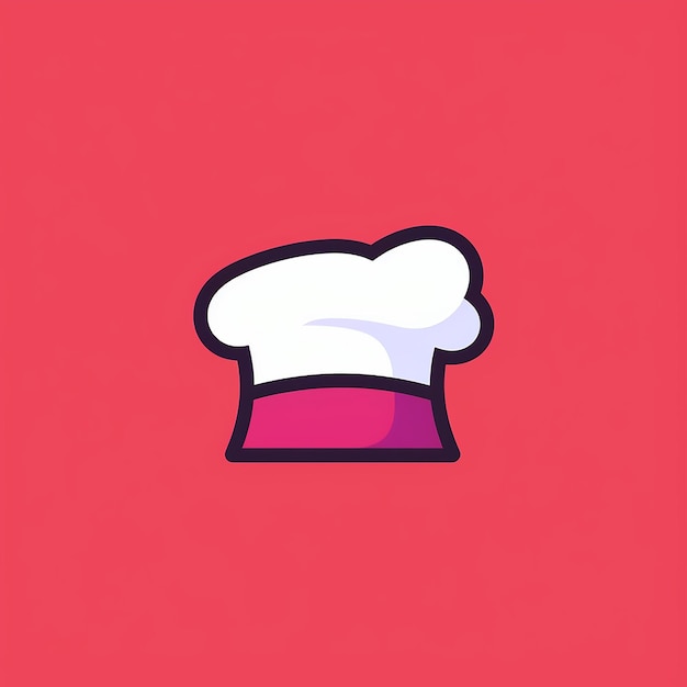 Photo play_chefs_hat_isolated_modern_line_icon_vec