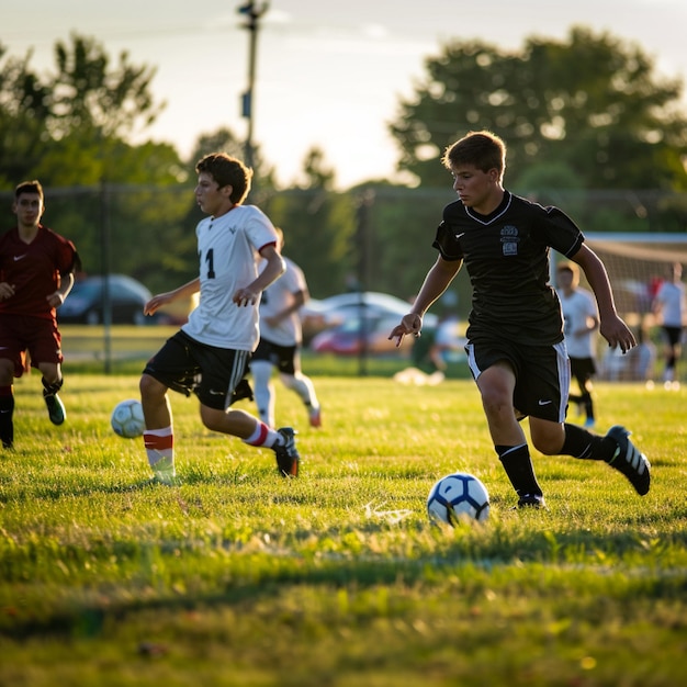 Players engaging in friendly matches and scrimmages to practice for tournaments