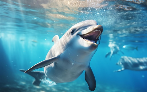 Playful Dolphin Image