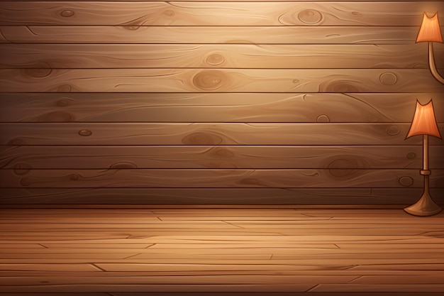 Playful Light Wood Cartoon Background