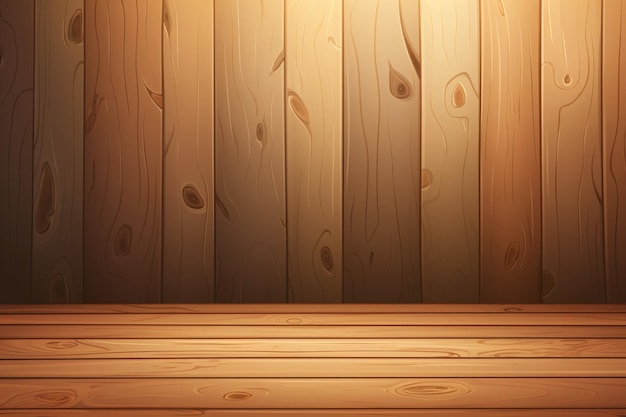 Playful Light Wood Cartoon Background