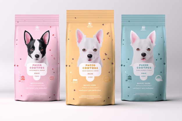 Playful Paws Colorful and Fun Dog Food Delights