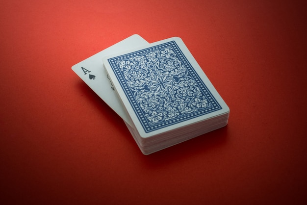 Playing cards isolated