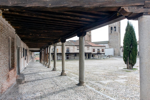 Plaza de la Villa in the Spanish town of Arevalo