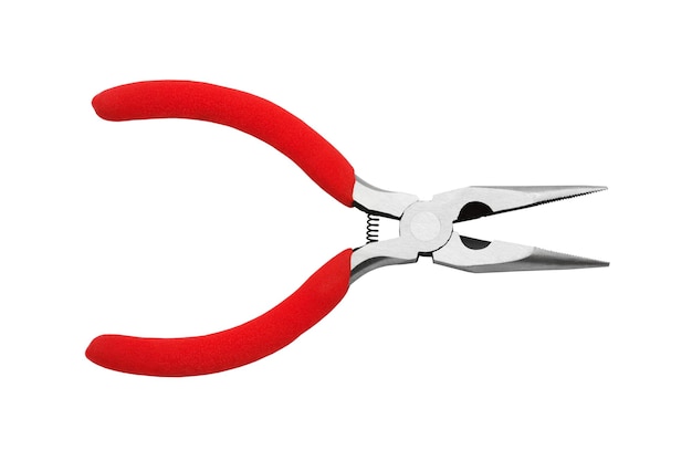 Pliers on a white background