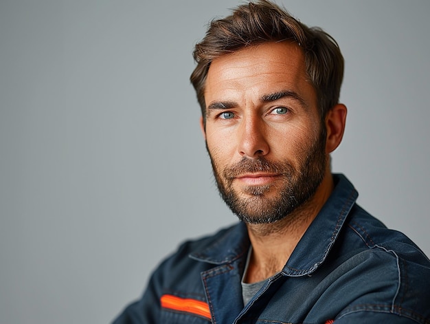 Plumber Isolated on Plain White Background