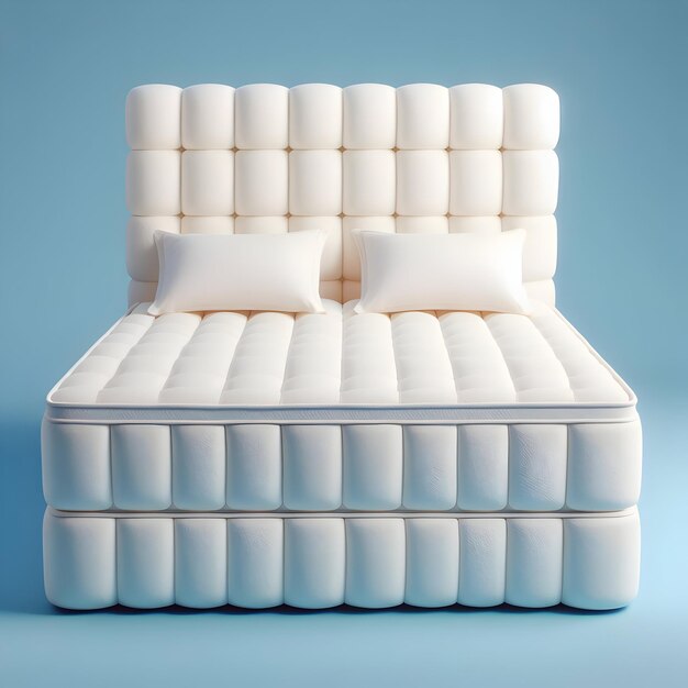 A plush kingsize marshmallow mattress promising unparalleled comfort and support for a restful nig