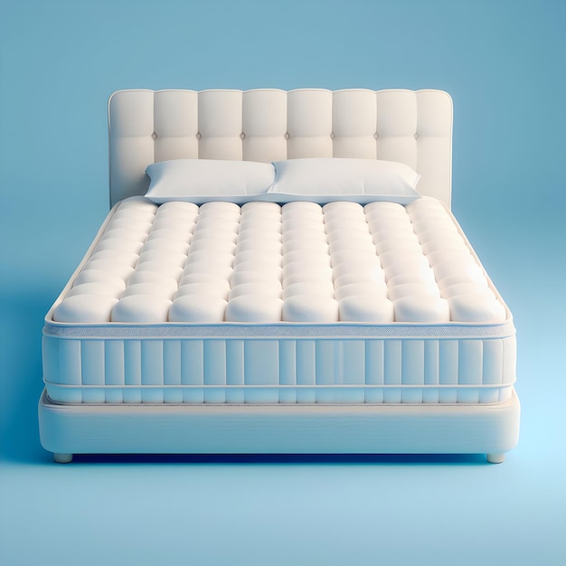 A plush kingsize marshmallow mattress promising unparalleled comfort and support for a restful nig