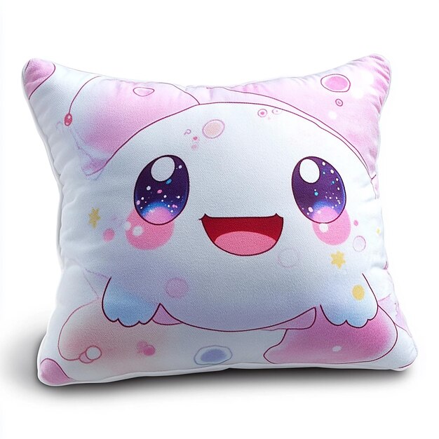 Plush pillow anime pattern white background picturear 169