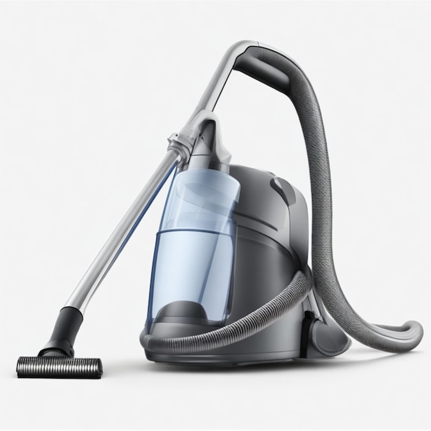 Photo png of a cordless vacuum cleaner with transparent background emphasizing its portability and power