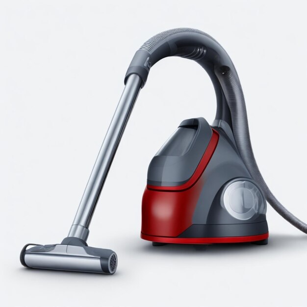 Photo png of a cordless vacuum cleaner with transparent background emphasizing its portability and power