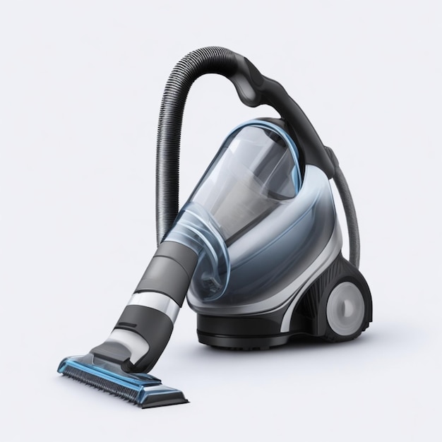 Png Of a Cordless Vacuum Cleaner With Transparent Background Emphasizing Its Portability And Power