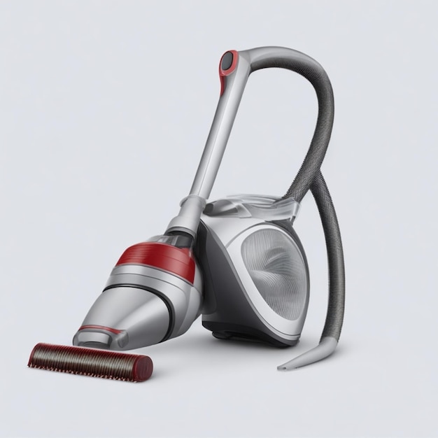 Png Of a Cordless Vacuum Cleaner With Transparent Background Emphasizing Its Portability And Power