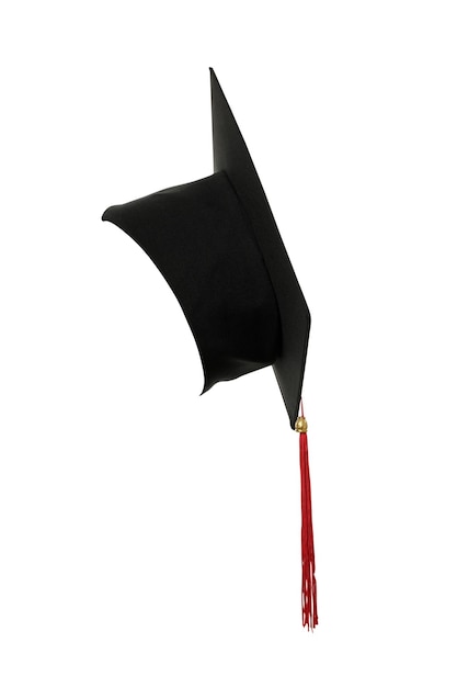 PNG graduation cap in hands isolated on white background