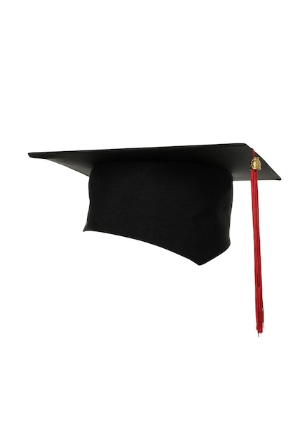 PNG graduation cap in hands isolated on white background