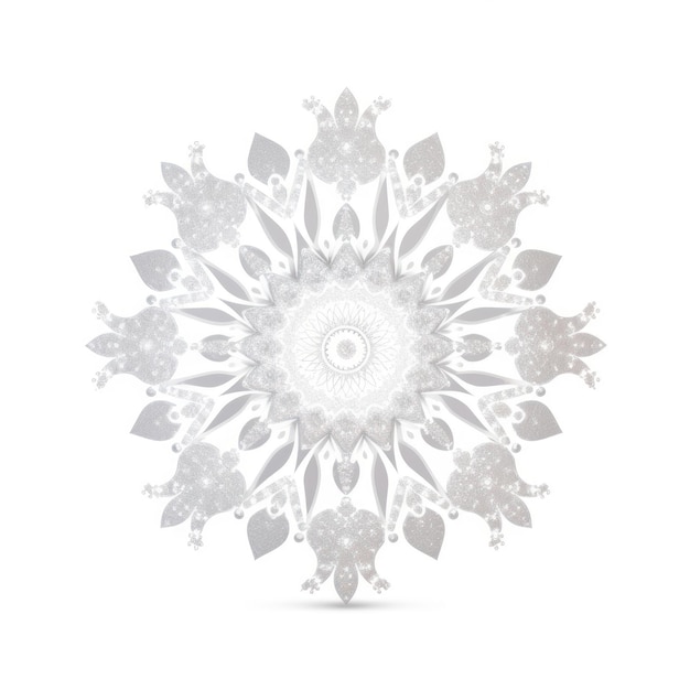 Photo png silver mandala icon backgrounds pattern shape