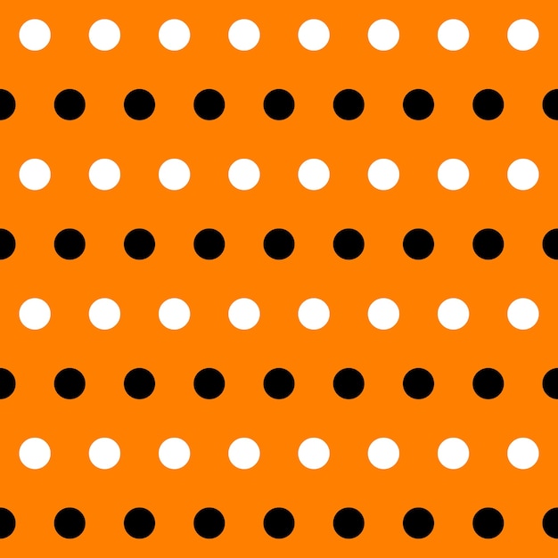 pokadot halloween color seamless pattern background