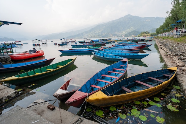 Pokhara boats