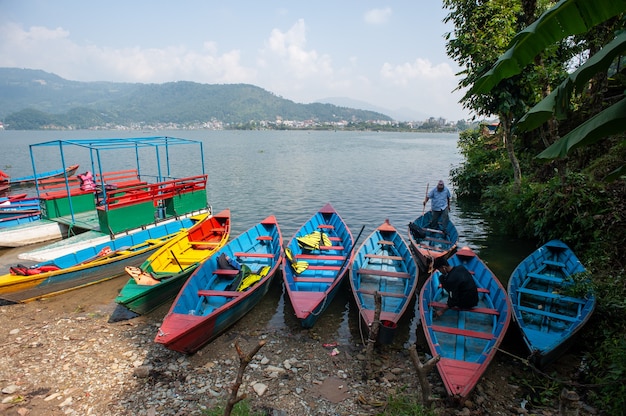 Pokhara boats