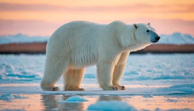 polar bear close up