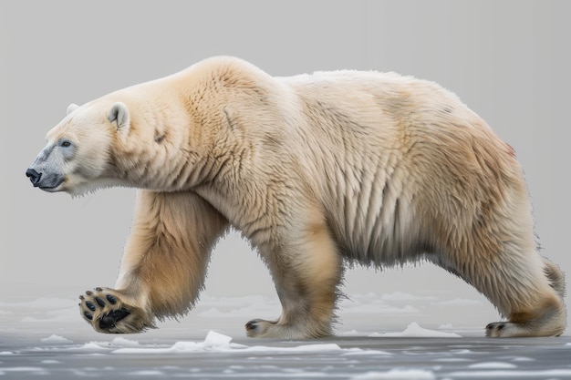 Polar Bear Isolated In Transparent Background