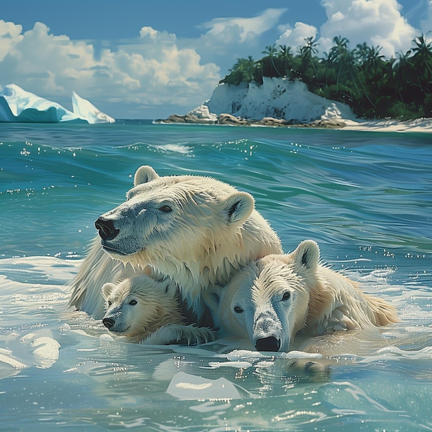 The polar bears and tropical heat