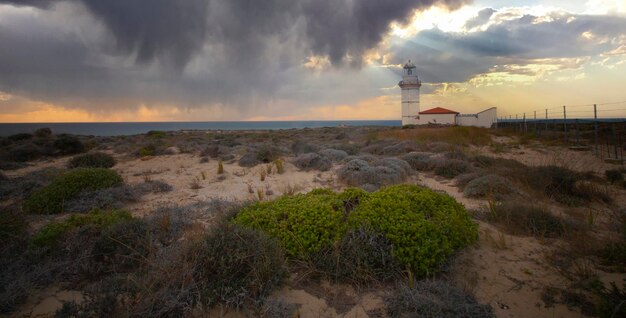 Polente Lighthouse is located at the westernmost edge of Bozcaada