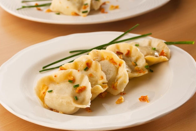 Polish pierogi dish