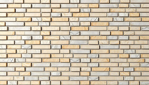 Polished 3D Mosaic Tiles arranged in the shape of a wall Arabesque Concrete Bricks stacked to