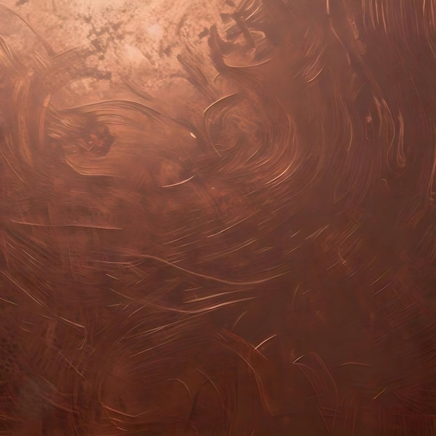 Photo polished copper metal surface with smooth texture and warm tones