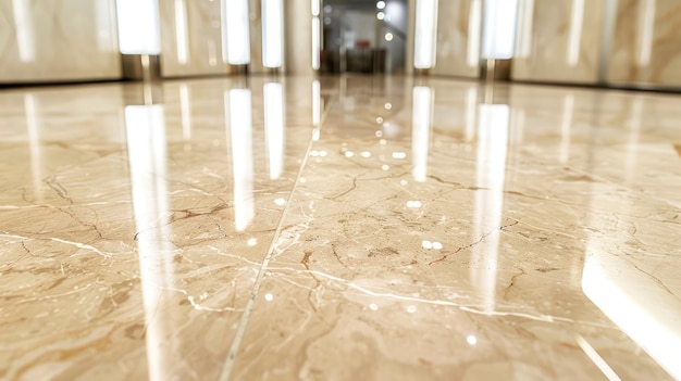 Photo polished marble floor texture background