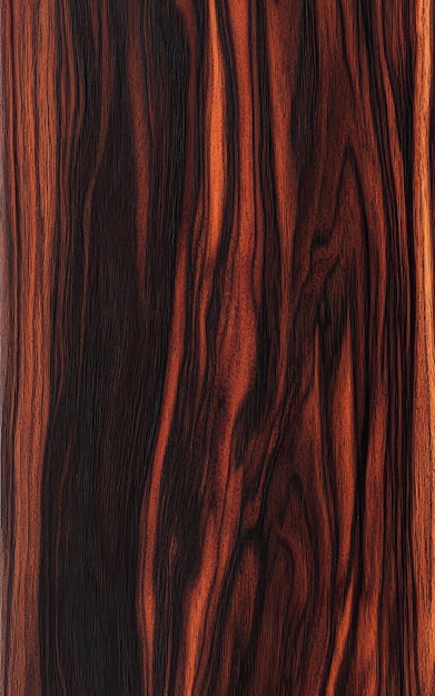 Photo polished rosewood dark and smooth with a rich grain