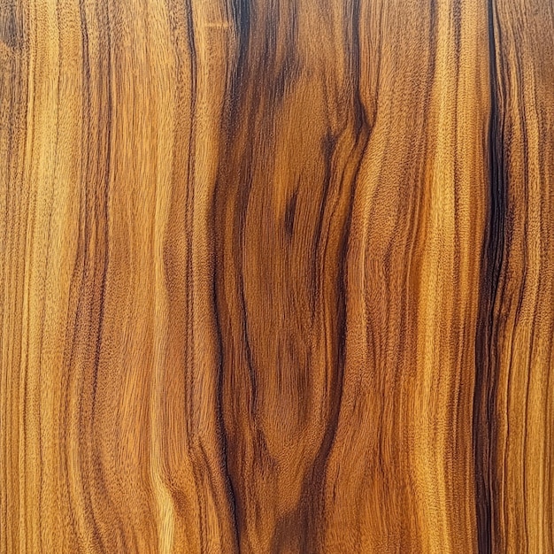 Photo polished teak smooth with a warm golden hue