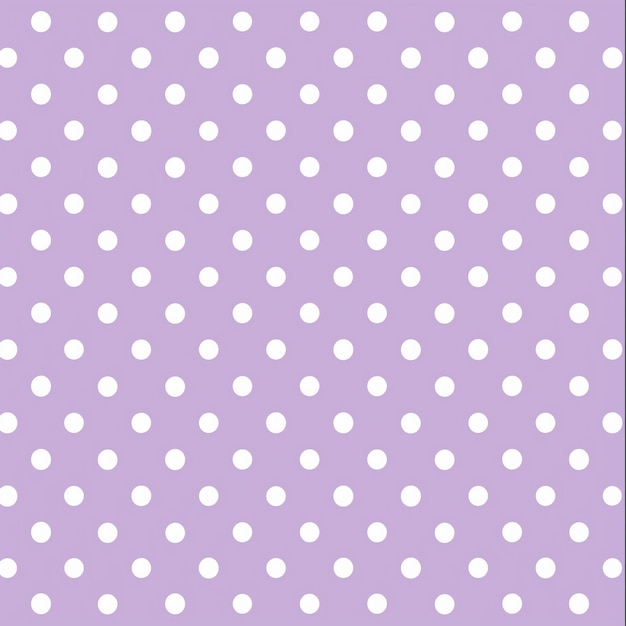 Photo polka dot fabric with white polka dots on purple background