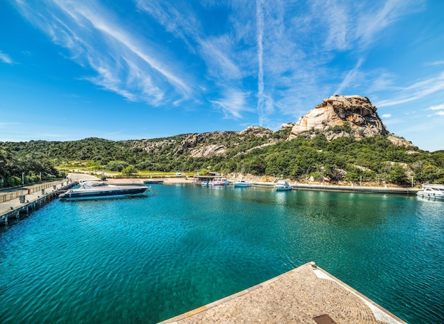 Poltu Quatu under a blue sky Sardinia