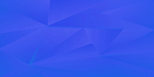 Polygon abstract background in blue color