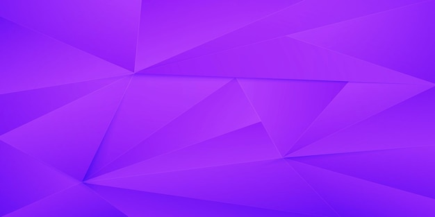 Polygon abstract background in purple color