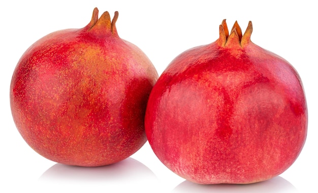 pomegranate isolated on white background with Clipping Path.