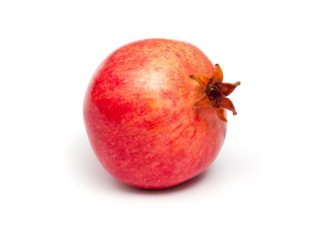 Pomegranate isolated on white