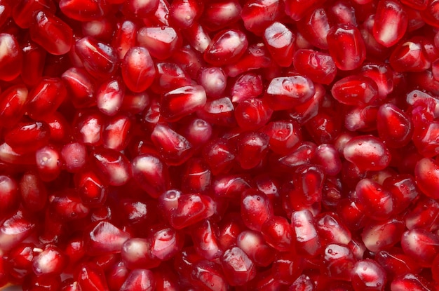 Pomegranate seeds background