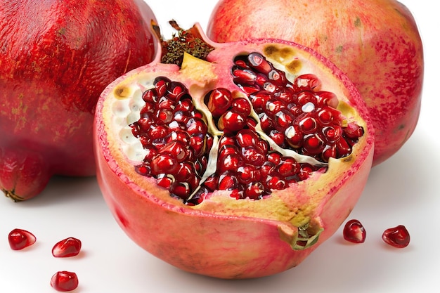 Pomegranates are a healthy and delicious fruit.