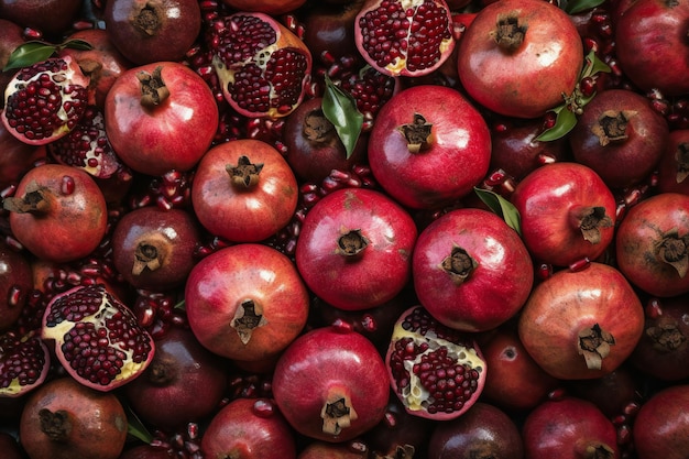 Pomegranates are a healthy and delicious fruit.