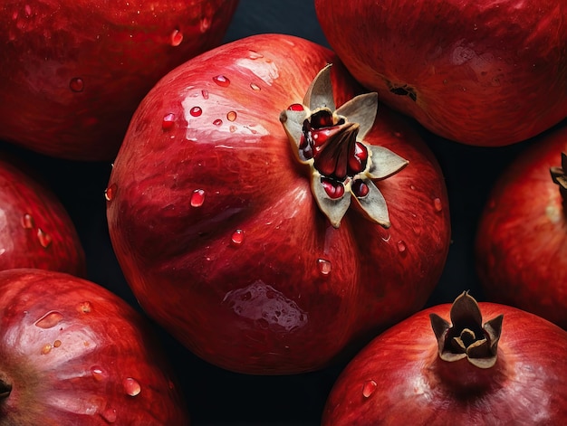 pomegranates and pomegranate